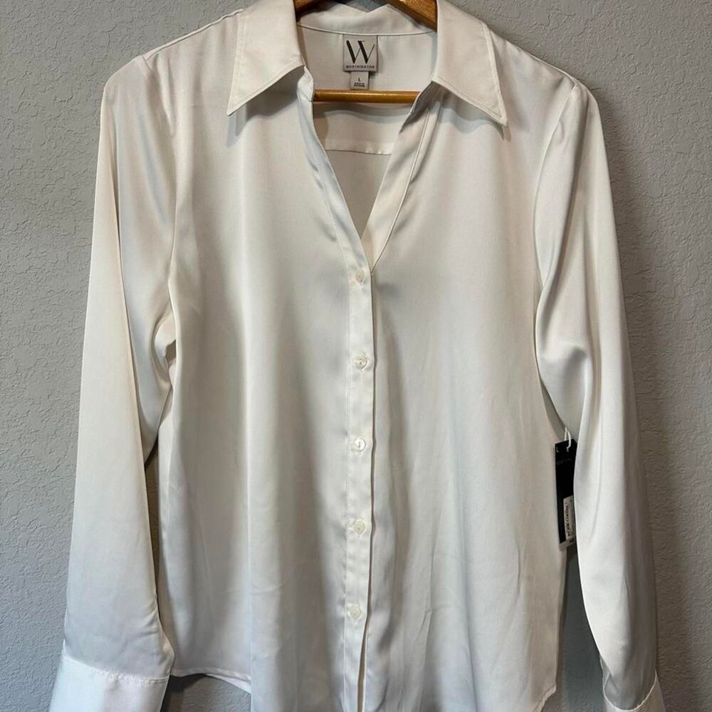 Worthington Women's White Blouse